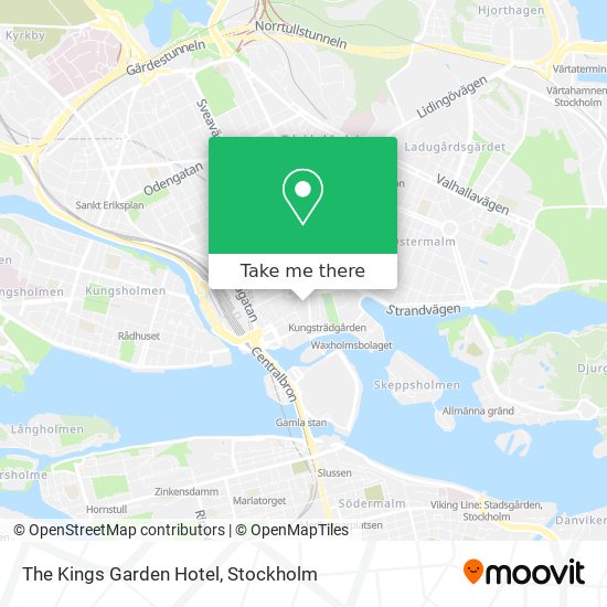 The Kings Garden Hotel map