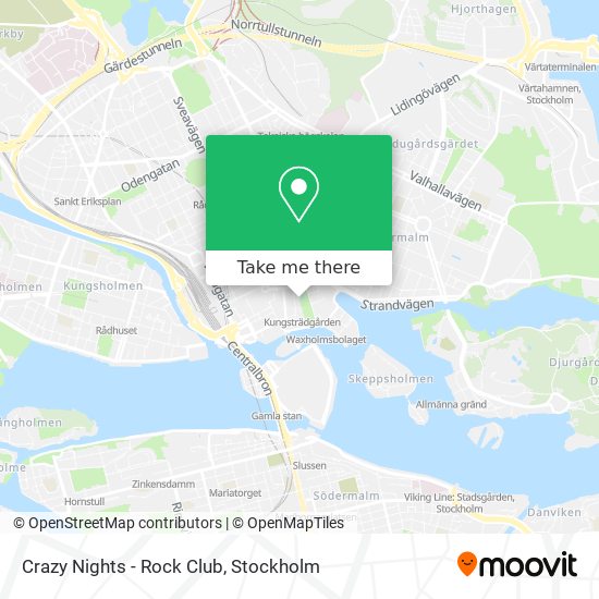 Crazy Nights - Rock Club map