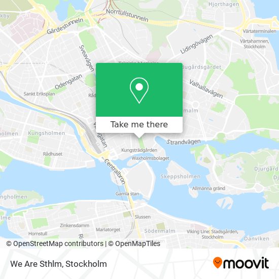 We Are Sthlm map