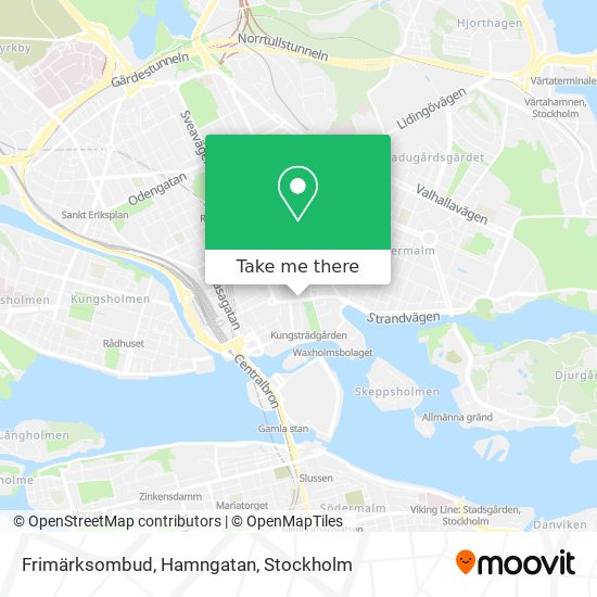 Frimärksombud, Hamngatan map