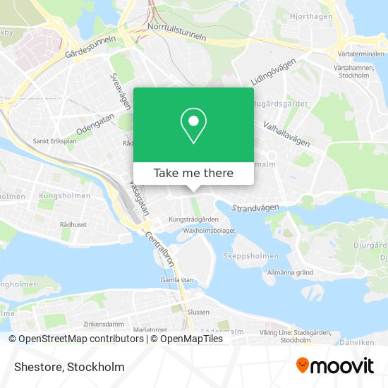 Shestore map