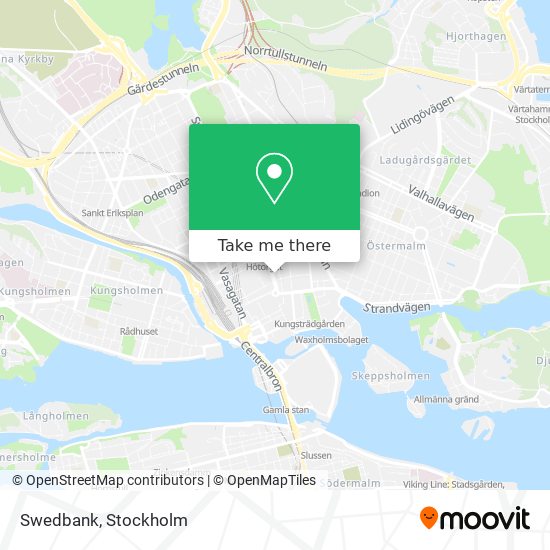 Swedbank map