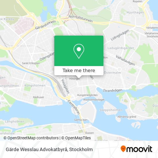 Gärde Wesslau Advokatbyrå map