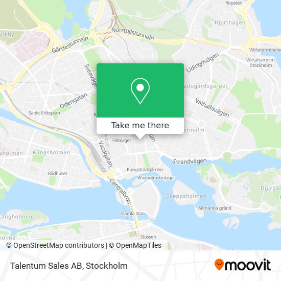 Talentum Sales AB map