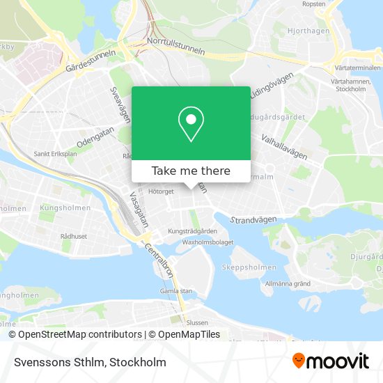 Svenssons Sthlm map