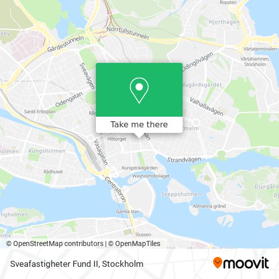 Sveafastigheter Fund II map