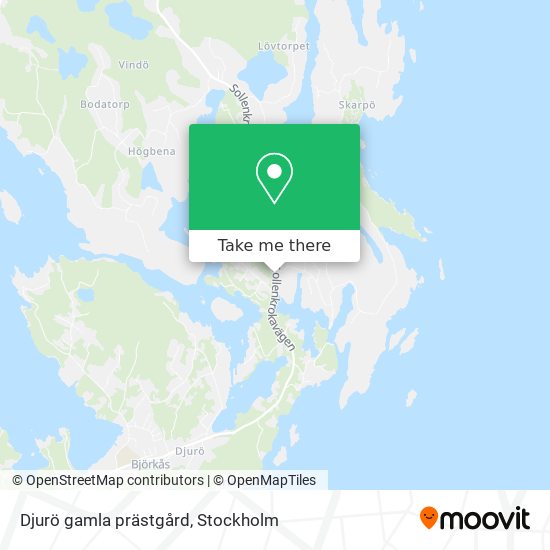 Djurö gamla prästgård map