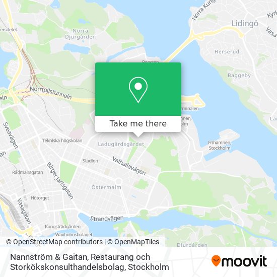 Nannström & Gaitan, Restaurang och Storkökskonsulthandelsbolag map