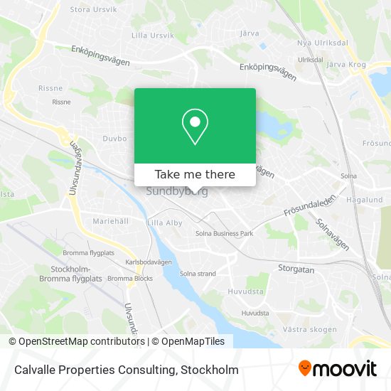 Calvalle Properties Consulting map