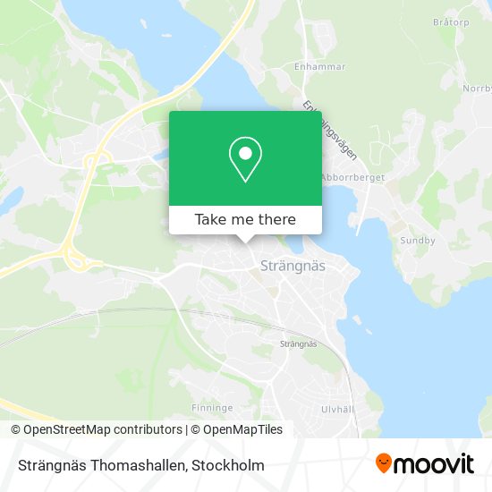 Strängnäs Thomashallen map