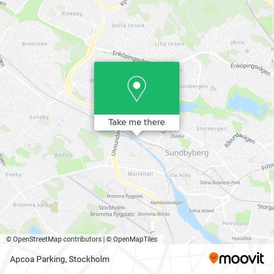 Apcoa Parking map