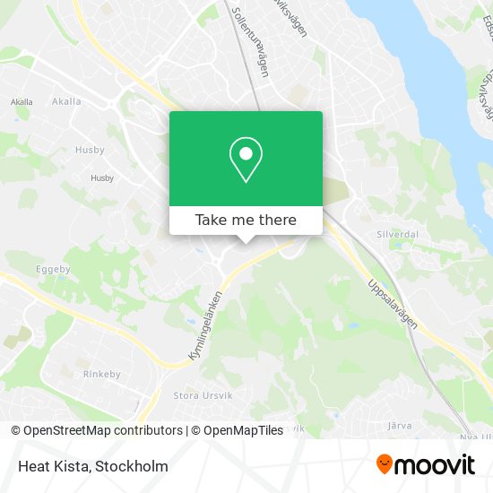 Heat Kista map