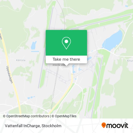 Vattenfall InCharge map