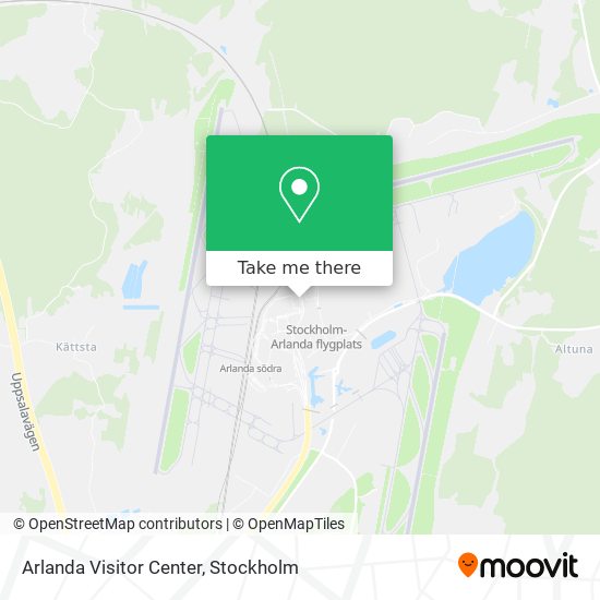 Arlanda Visitor Center map