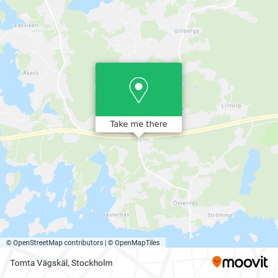 Tomta Vägskäl map