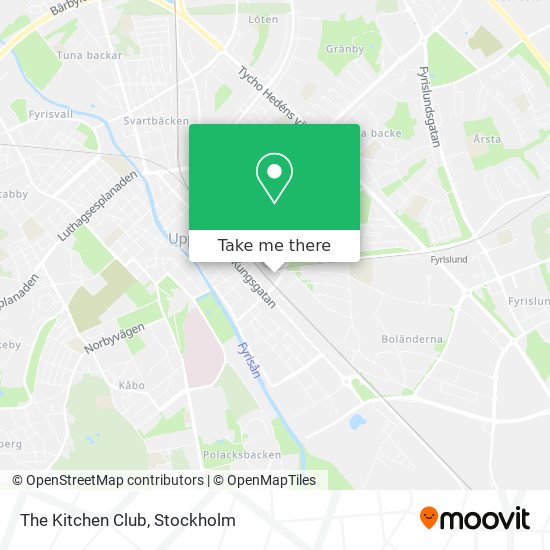 The Kitchen Club map