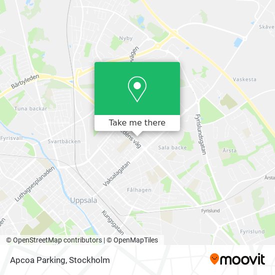 Apcoa Parking map