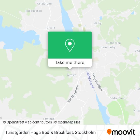 Turistgården Haga Bed & Breakfast map