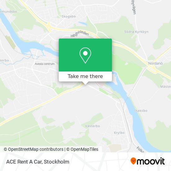 ACE Rent A Car map