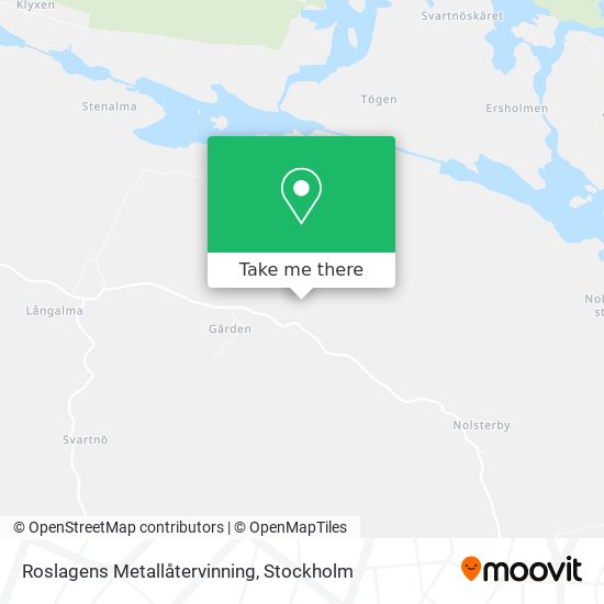 Roslagens Metallåtervinning map