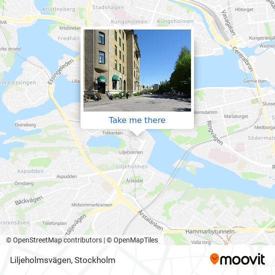 Liljeholmsvägen map