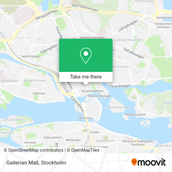 Gallerian Mall map