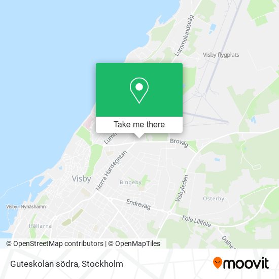 Guteskolan södra map