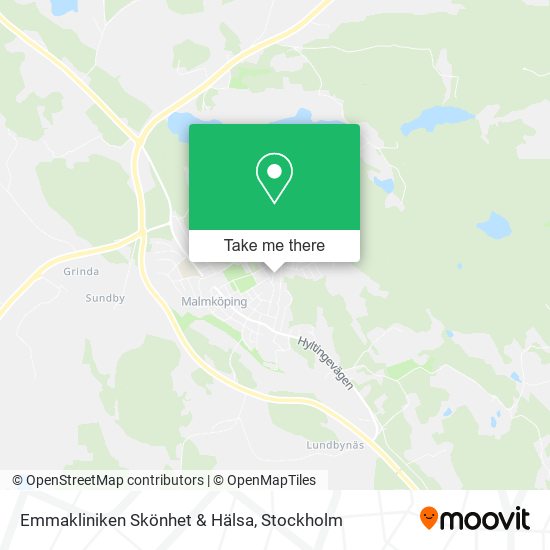 Emmakliniken Skönhet & Hälsa map