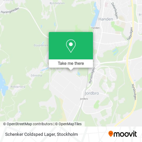 Schenker Coldsped Lager map