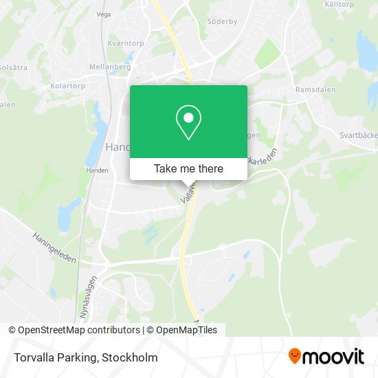 Torvalla Parking map