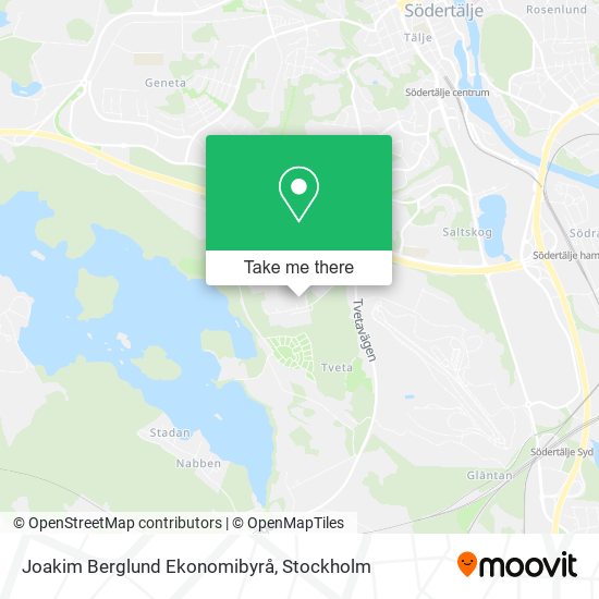 Joakim Berglund Ekonomibyrå map