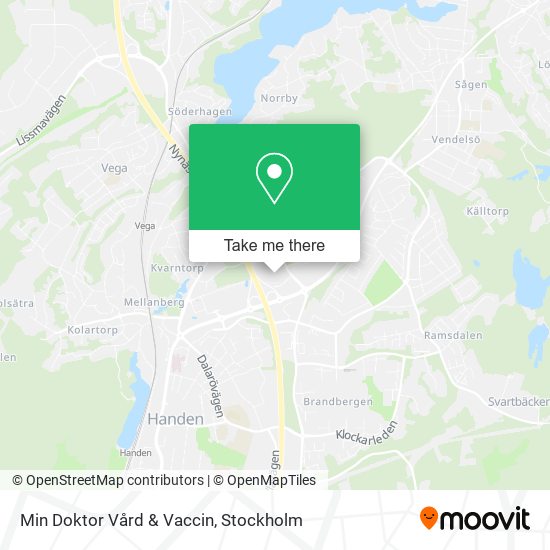 Min Doktor Vård & Vaccin map