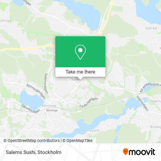 Salems Sushi map