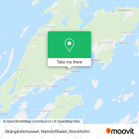 Skärgårdsmuseet, Nämdöfilialen map