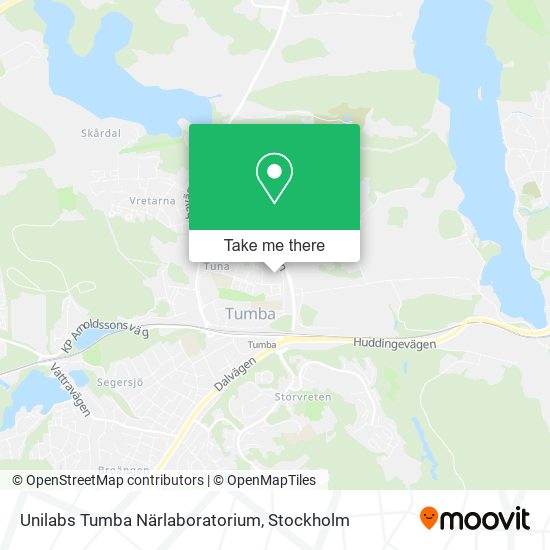 Unilabs Tumba Närlaboratorium map