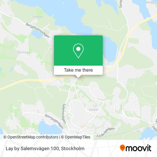 Lay by Salemsvägen 100 map