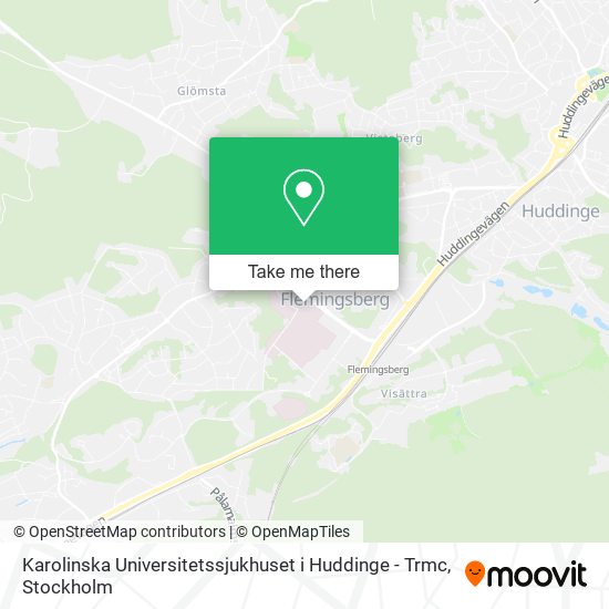 Karolinska Universitetssjukhuset i Huddinge - Trmc map