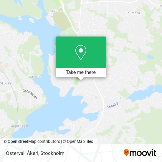 Östervall Åkeri map