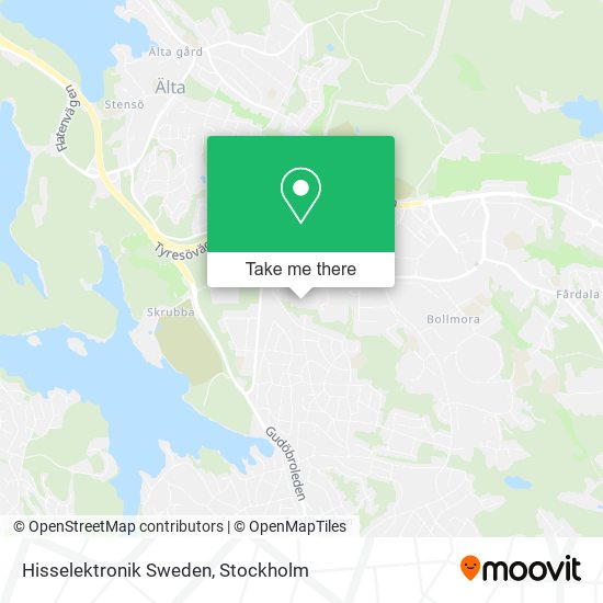 Hisselektronik Sweden map