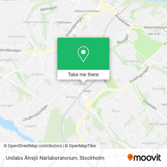 Unilabs Älvsjö Närlaboratorium map