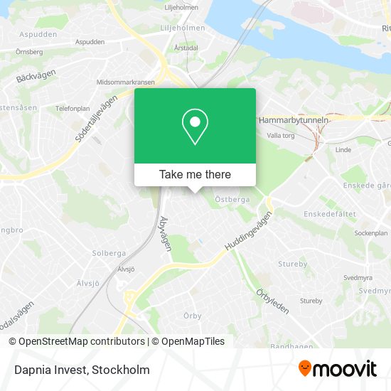 Dapnia Invest map