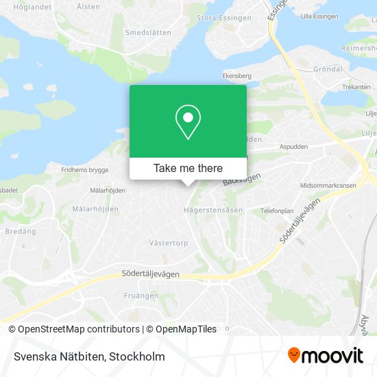Svenska Nätbiten map