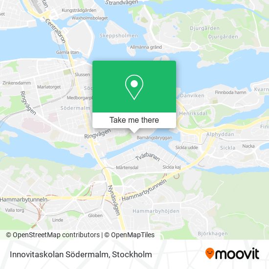 Innovitaskolan Södermalm map