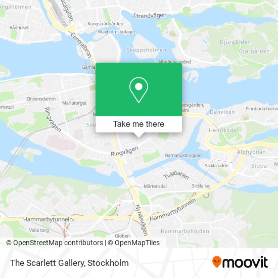 The Scarlett Gallery map