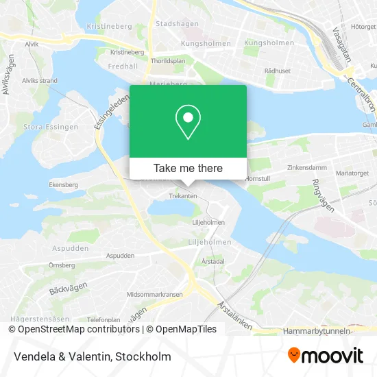 Vendela & Valentin map