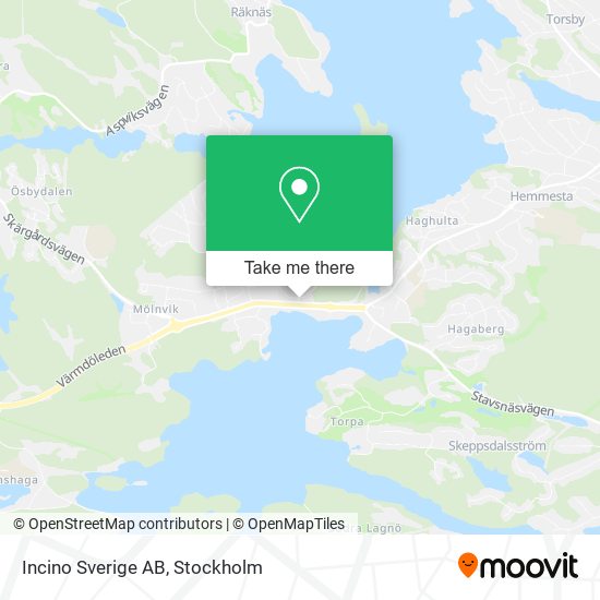 Incino Sverige AB map