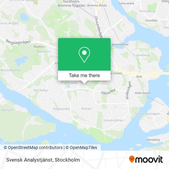 Svensk Analystjänst map