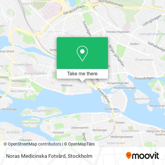 Noras Medicinska Fotvård map