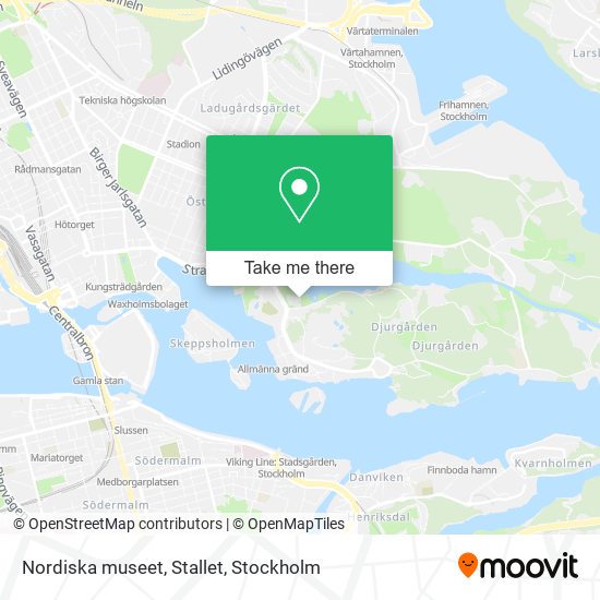 Nordiska museet, Stallet map