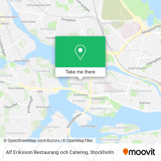 Alf Eriksson Restaurang och Catering map